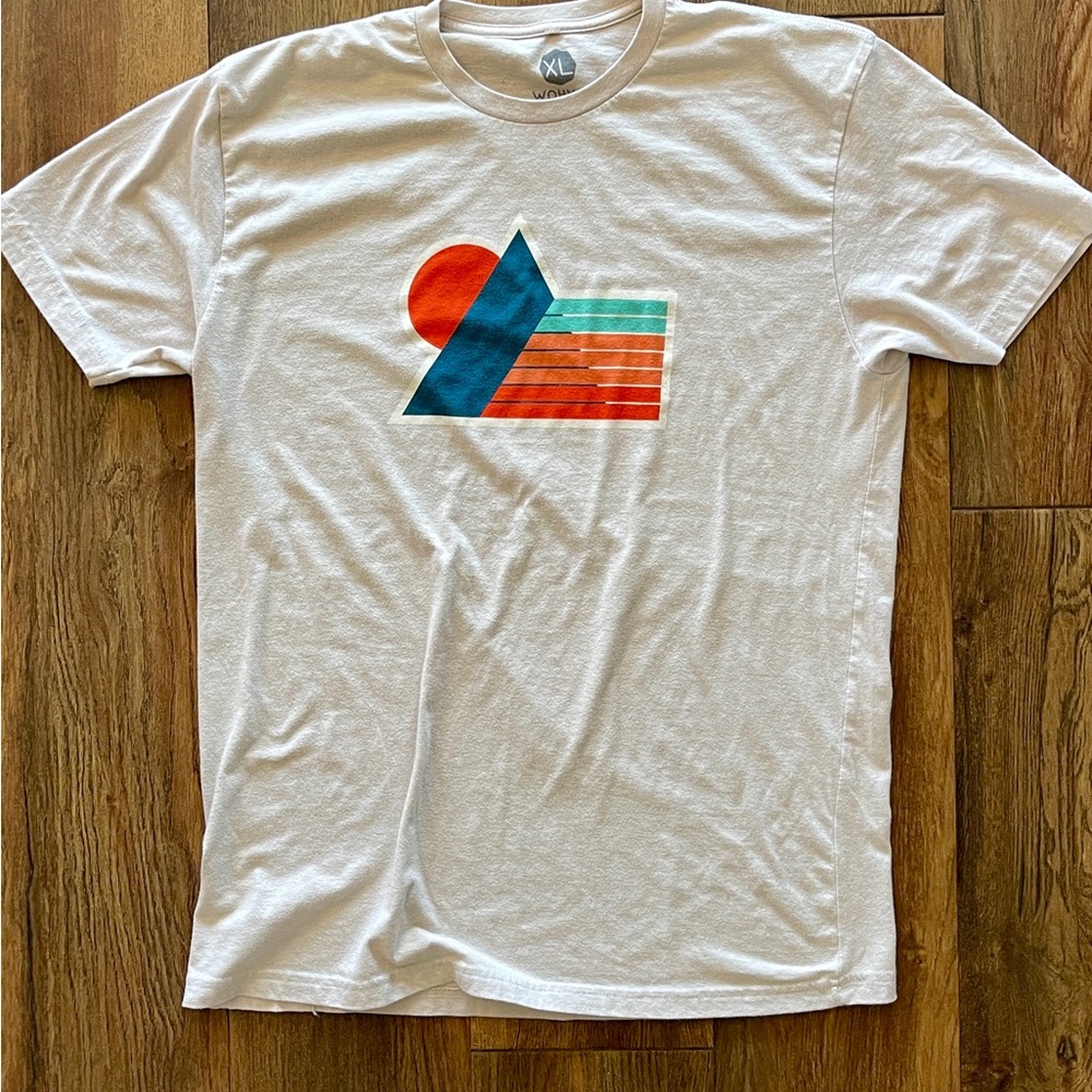 Oatmeal Color Graphic T-Shirt